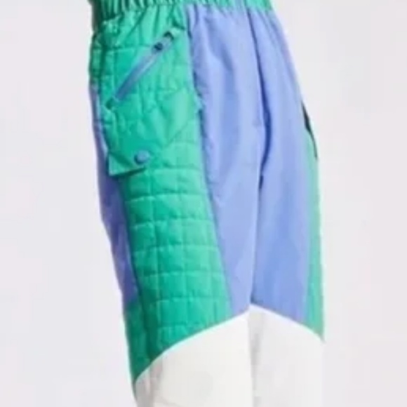 SALE 🎄free people movement All Prepped Colorblock Bibb Snow Pant - Picture 2 of 7